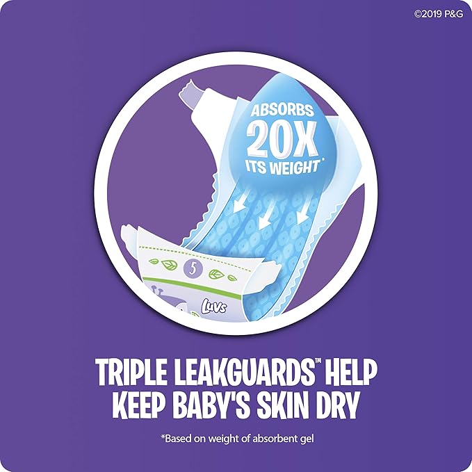 Luvs Luvs Pro Level Leak Protection Diapers Size 4 112 Count, 112 Count