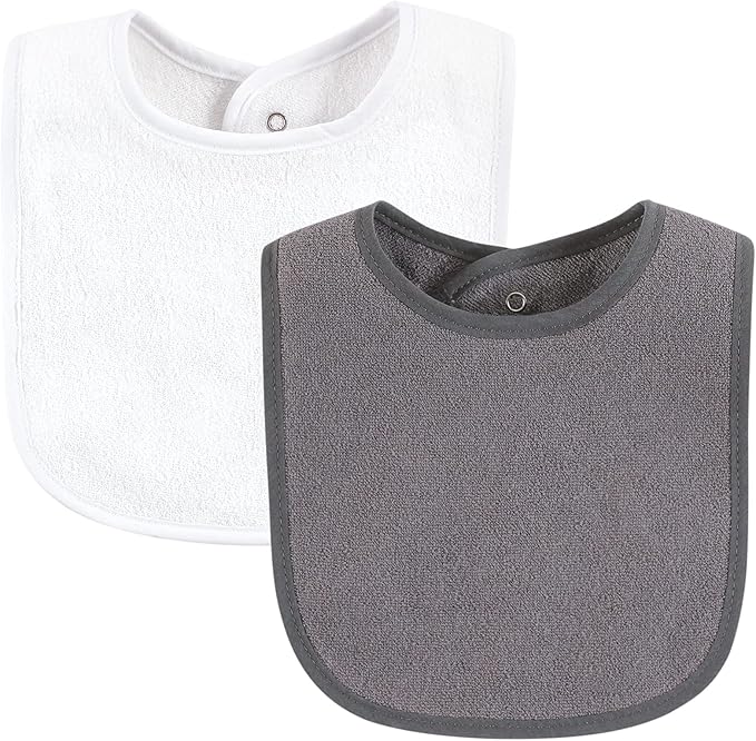 Hudson Baby Unisex Baby Drooler Bib With Waterproof Lining