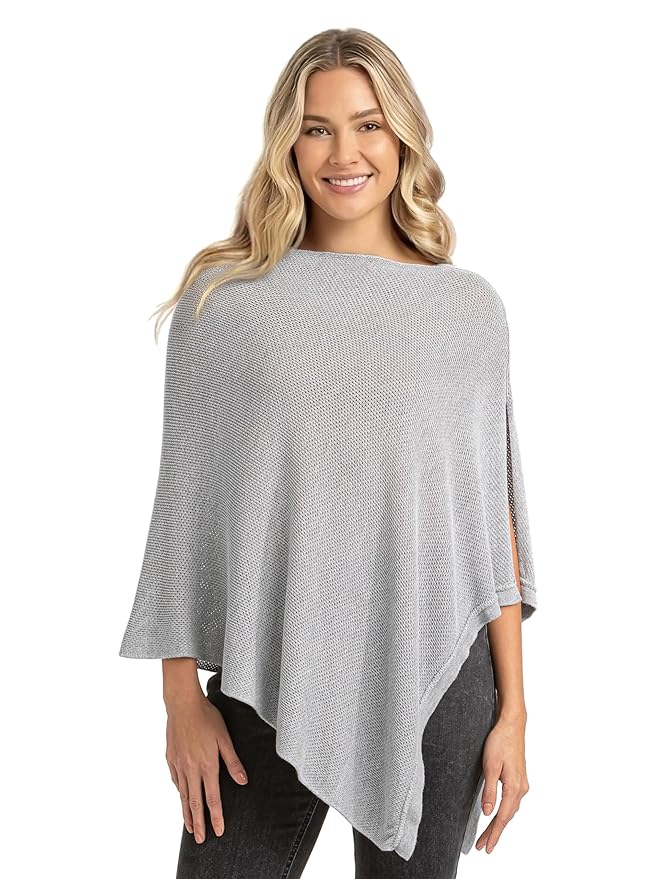 We are Amma | The Cocoon™ - Newborn Essentials Must Haves: Nursing Cover for Breastfeeding Essentials | Nursing Sweater Used as Breastfeeding Cover (Grey, One Size)