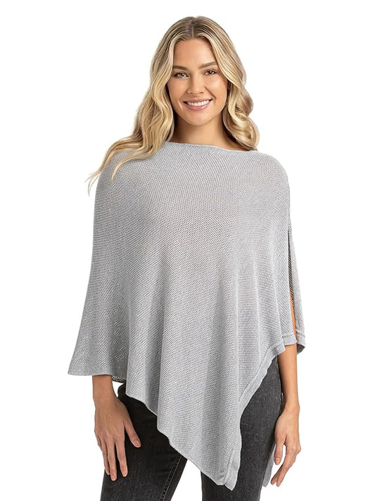 We are Amma | The Cocoon™ - Newborn Essentials Must Haves: Nursing Cover for Breastfeeding Essentials | Nursing Sweater Used as Breastfeeding Cover (Grey, One Size)