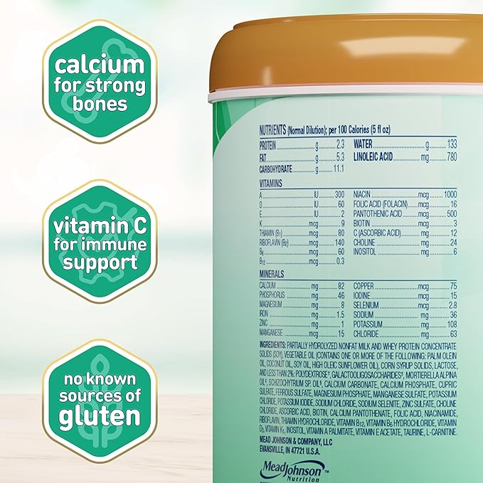 Enfamil Reguline Baby Formula, Designed for Soft, Comfortable Stools, with Omega-3 DHA & Probiotics for Immune Support, Reusable Powder Tub, 19.5 Oz