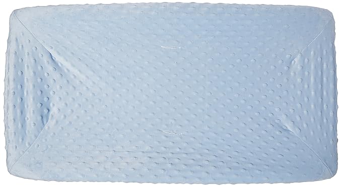 Rumble Tuff Minky Dot Changing Pad Cover, Blue,Standard
