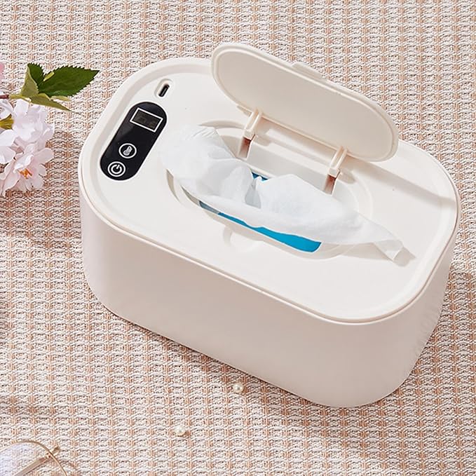 Baby Wipe Warmer - Baby Wet Wipes Dispenser, Portable Large Capacity Wipes Dispenser, USB Wipe Warmer Container | Adjustable Wipe Heater Constant Temperature Diaper Wipe Warmer for Car Home