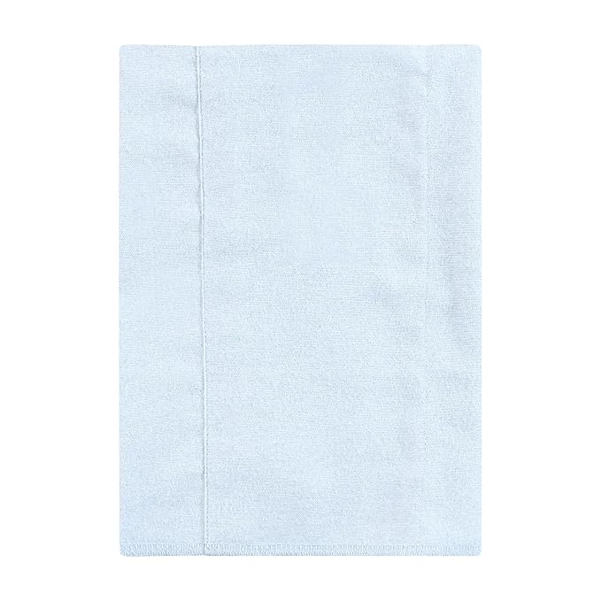Hudson Baby Unisex Baby Cotton Flannel Burp Cloths 7-Pack, Multi Color Boy Elephant, One Size