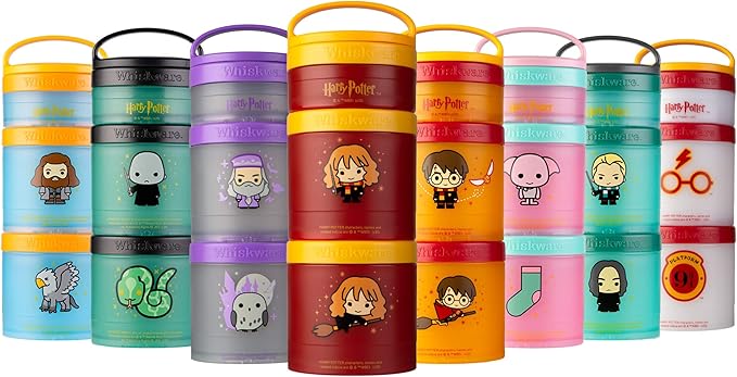 Whiskware Harry Potter Stackable Snack Pack, Dumbledore and Hedwig