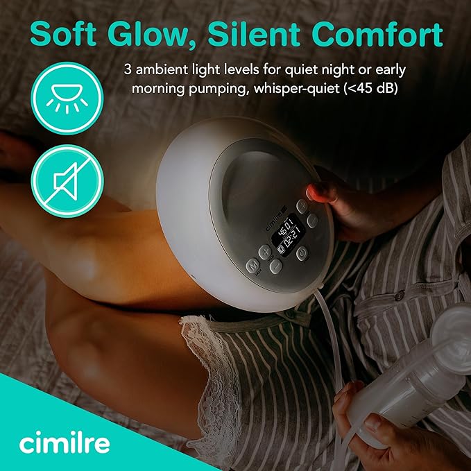 S6+ Adjustable Rechargeable Breast Pump, Customizable Pump Sessions with Multiple Cycle Speeds & Hospital Strength Suction Levels, Double Electric Breast Pump