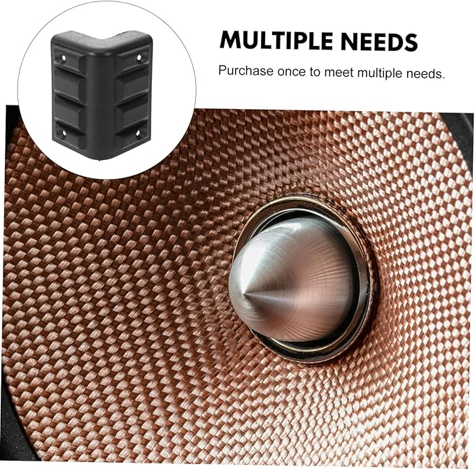 20Pcs Plastic Corner Protectors for Speakers Edge Guards for Luggage and Boxes Stylish Design Wear Resistant for Cabinet and Stage Speaker Protection