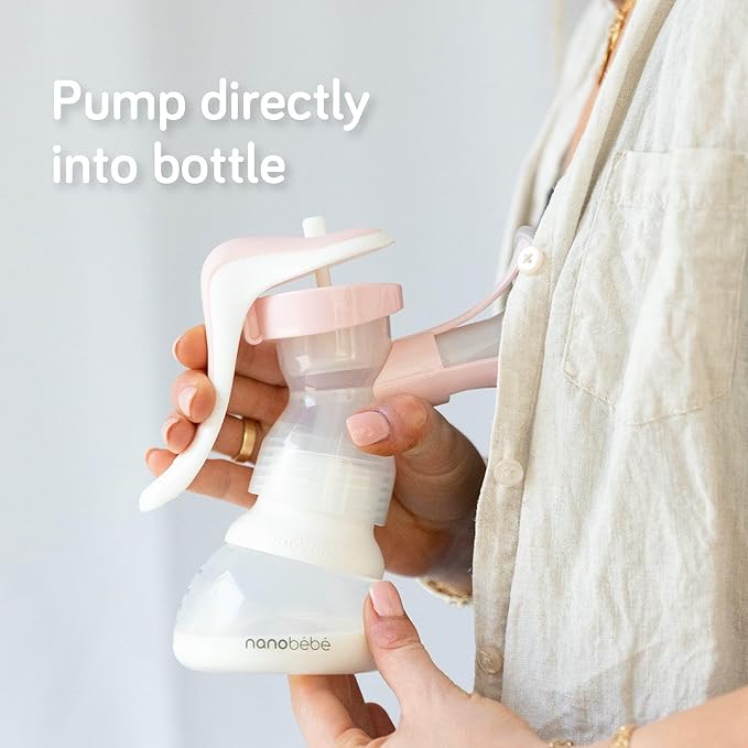 Nanobebe Breastmilk Baby Bottle 3 Pack 5oz Grey Preserves Breastmilk Nutrients Anti Colic Triple Vented Nipple Fast Heating Breast Shaped Bottle for Easy Transition BPA Free