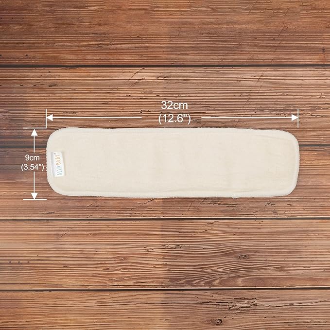 ALVABABY 12PCS Newborn Cloth Diaper Inserts - 4 Layers, Reusable, Overnight 12SMB