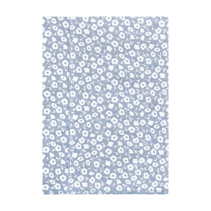 Hudson Baby Unisex Baby Cotton Flannel Burp Cloths, Modern Botanical 4 Pack, One Size
