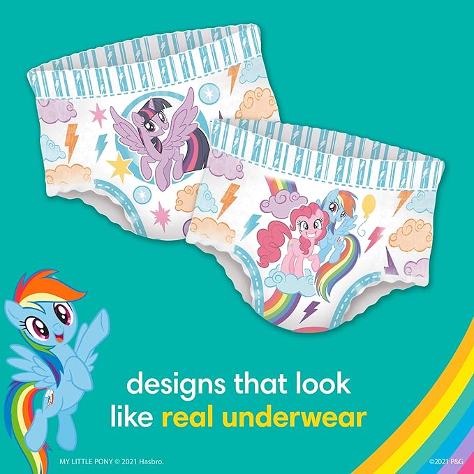 Pampers Easy Ups Pull On Training Underwear Girls, 5T-6T, 2 Month Supply (2 x 84 Count) with Sensitive Water Based Baby Wipes 12X Multi Pack Pop-Top and Refill (1008 Count)