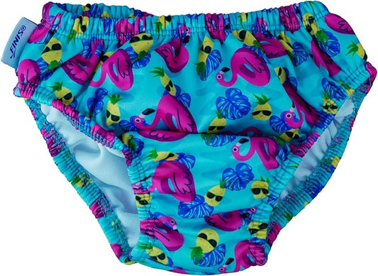 FINIS Reusable Swim Diaper for Babies - Snap Closure - UPF 50 & Up Sun Protection - Leak-Resistant Fit