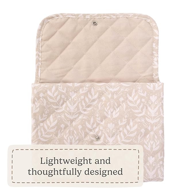 Portable Diaper Changing Pad - Waterproof Travel Baby Changing Mat - Foldable Compact Diaper Change Pad - Lightweight On The Go Change Station for Newborn Infant (Meadow Reflection)