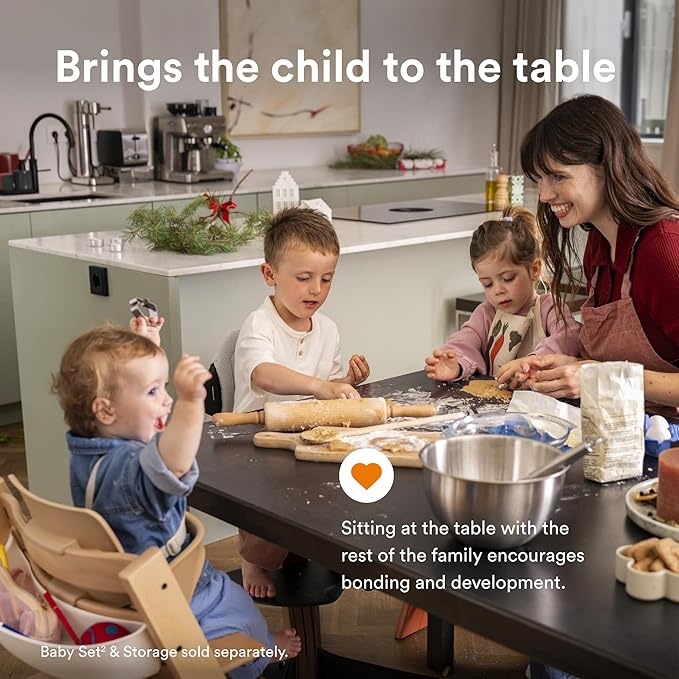 Tripp Trapp Chair from Stokke, Warm Brown - Adjustable, Convertible Chair for Toddlers, Children & Adults - Convenient, Comfortable & Ergonomic - Classic Design