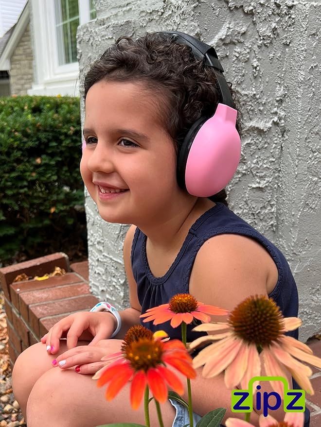 ZIPZ Baby & Toddler Earmuffs - ANSI-Certified Noise Protection, Audiologist-Recommended, Interchangeable Shells (0-4 Yrs)