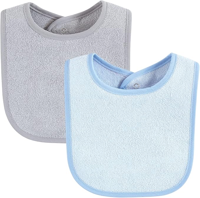 Hudson Baby Unisex Baby Drooler Bib With Waterproof Lining