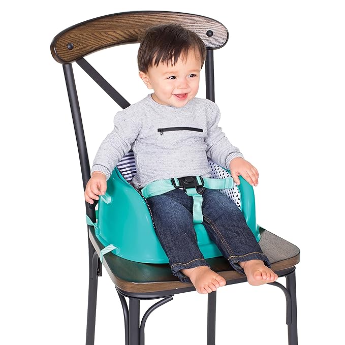 Infantino 3-in-1 Grow-with-Me Discovery Seat and Booster, Baby Activity Seat, Booster Seat for Dining Table with Removable Tray