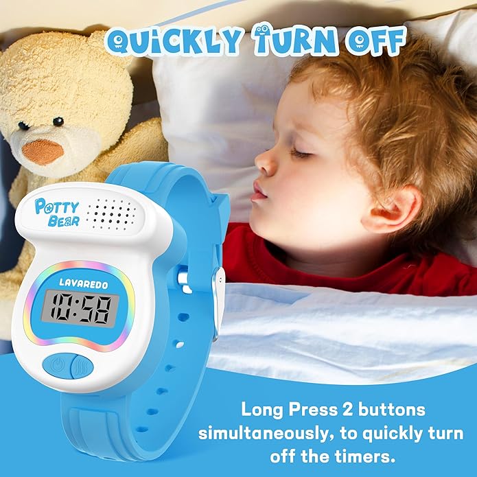BEN NEVIS NN Potty Training Watch, Potty Timer Toilet Shape and LED Colorful Lights, Toddler Toilet Training Aid, Remind Toddler to Go to The Toilet, Best Gift for Toddlers