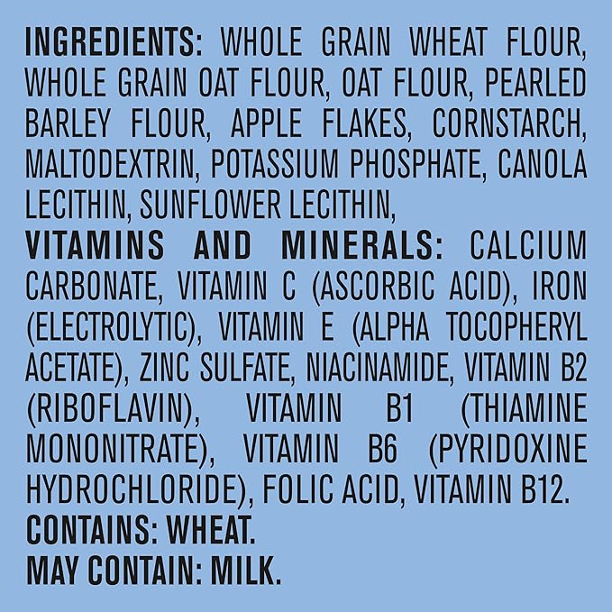GERBER CEREAL FOR BABY Infant Dry Cereal MultiGrain Apple 5x8oz