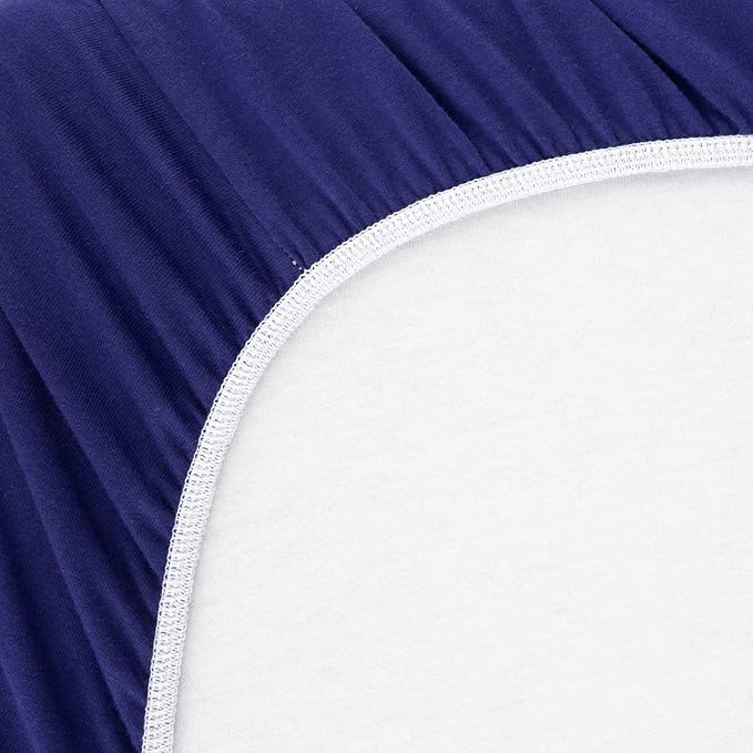 SheetWorld Fitted Baby Bassinet Sheet fits Dream On Me Skyler Bassinet & Bedside Sleeper 20 x 33, 100% Cotton Jersey, Hypoallergenic, Butter Soft, Purple, Made in USA