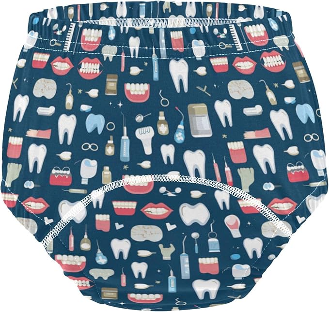 Baby Potty Training Underpants Reusable Overnight Training Pants for Toddler Girls 2T Flat Design Icons for Dental Care