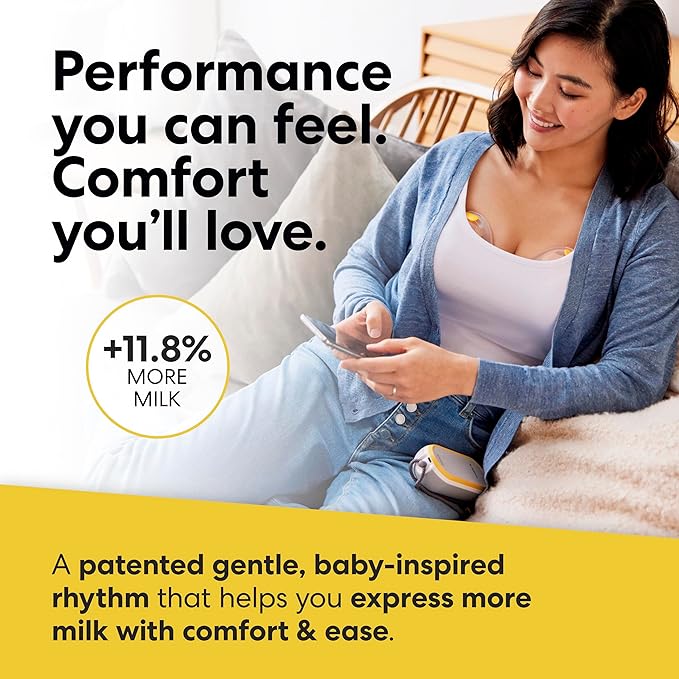 Medela Freestyle Hands-Free Double Electric Breast Pump with Wearable Cups, Rechargeable Battery, App Connectivity, Portable and Discreet Design