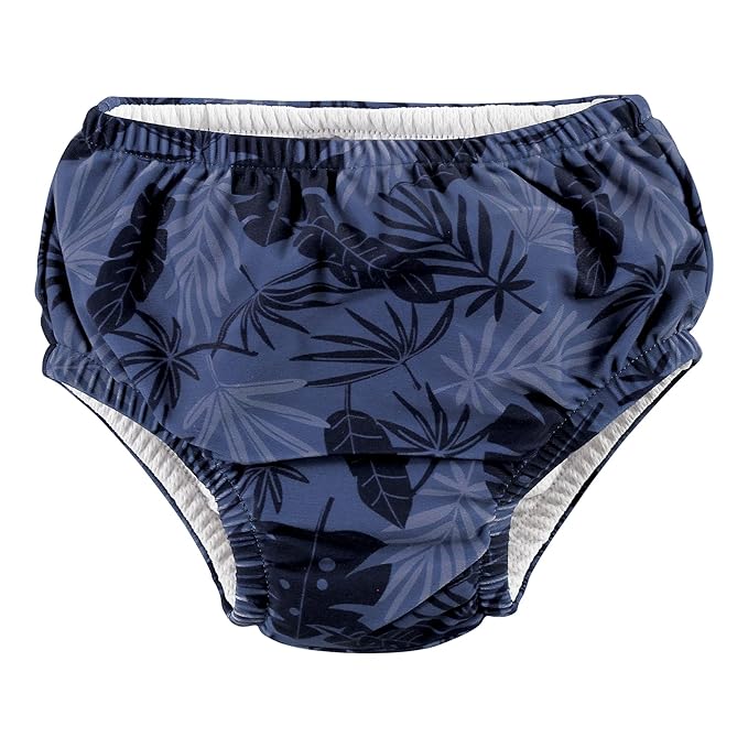 Hudson Baby Unisex Baby Swim Diapers, Tropical, 12-18 Months