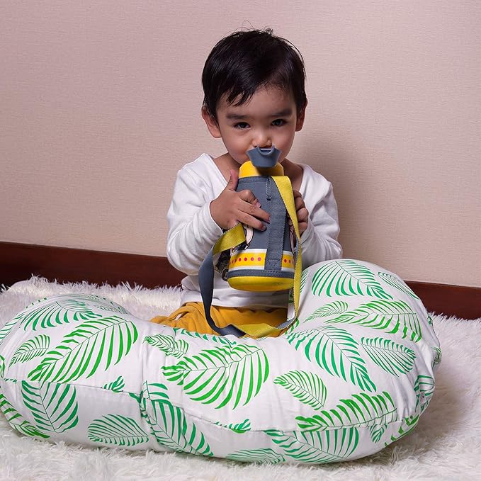 ALVABABY Nursing Pillow Cover Slipcover,Soft and Comfortable,Feathers Design,Maternity Breastfeeding Newborn Infant Feeding Cushion Cover ZT-CZ01