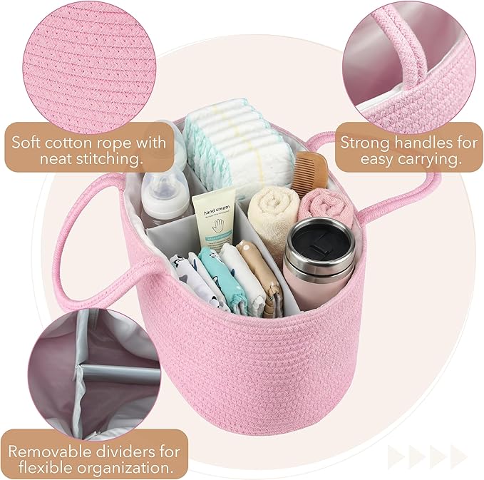 Mr. Pen- Baby Diaper Caddy Organizer, Car Caddy, Portable Organizer for Changing Table, Nursery