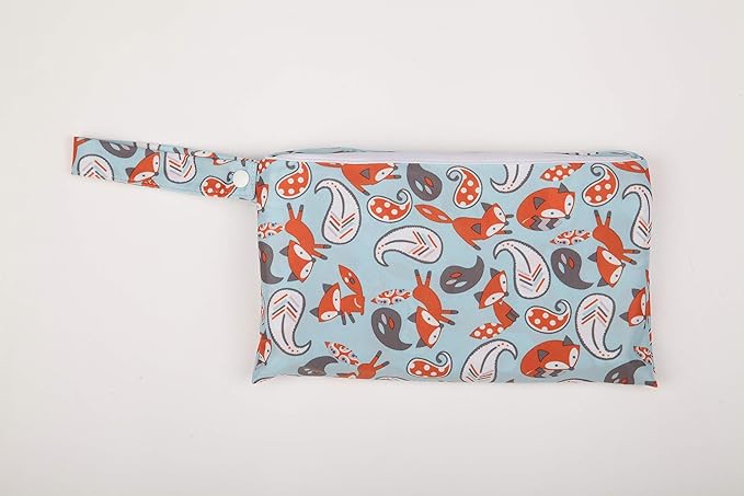 Baby Diaper Changing Mat Pad Portable Foldable Washable Compact Travel Nappy Waterproof Play Mat 30inx18.5in (Paisley Fox)