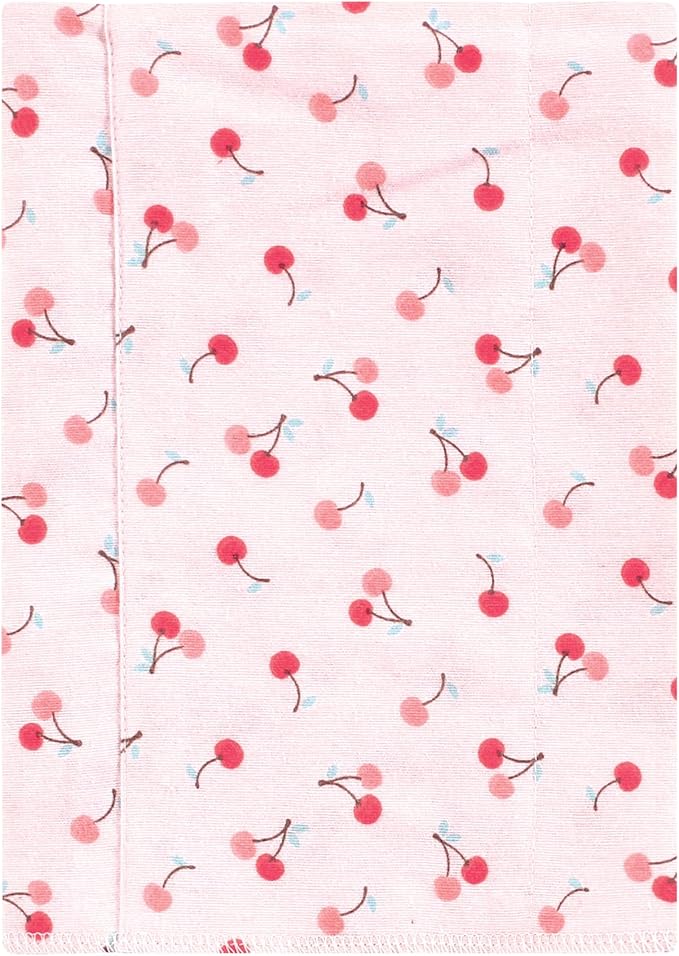 Luvable Friends Hudson Baby Flannel Burp Cloths 7pk, Sweet Cherries