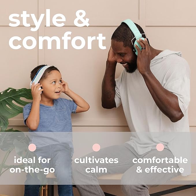 Noise Reduction Baby Headphones - Ear Protection for Babies, Infants & Toddlers - Baby Ear Muffs - Noise Protection Infant Headphones - Baby Ear Protection for Airplanes & Everyday Use