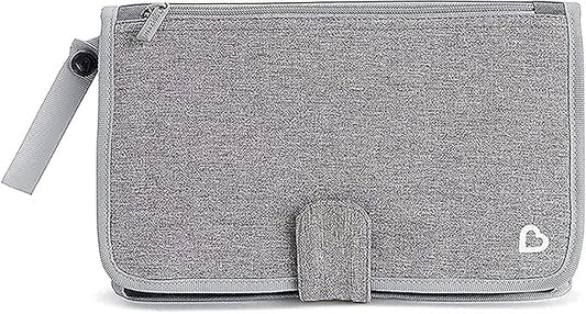 Munchkin® Go Change™ Portable Diaper Changing Kit with Changing Pad and Wipes Case, Grey