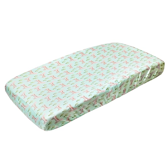 Copper Pearl Premium Knit Changing Pad Cover Soft, Stylish, and Universal Fit for All Standard Diaper Changing Pads, Trendy Design Changing Pad Covers, Cusco