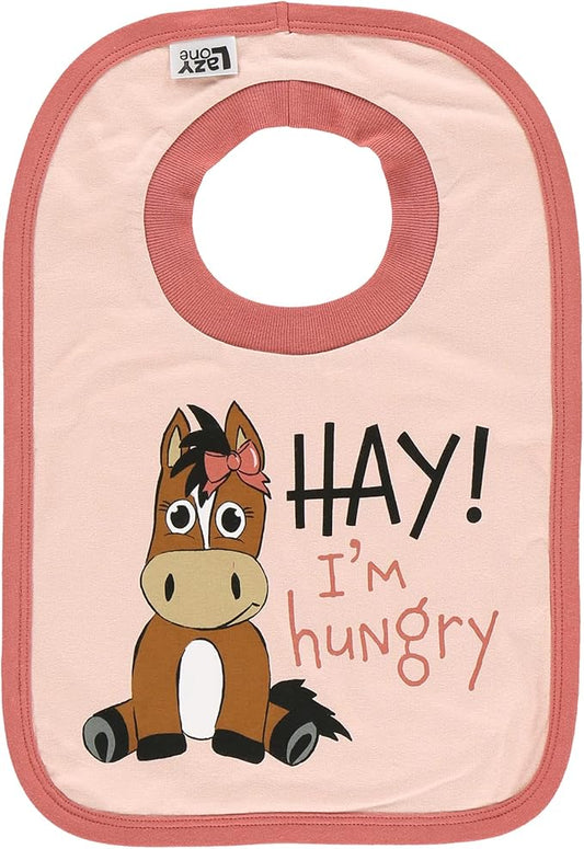 LazyOne Animal-Print Baby Bibs, Cute Baby Shower Gifts
