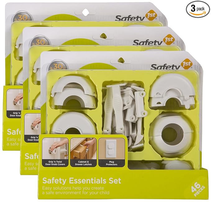 Safety 1st Safety Essentials Kit, White, 1 Count (Pack of 3)