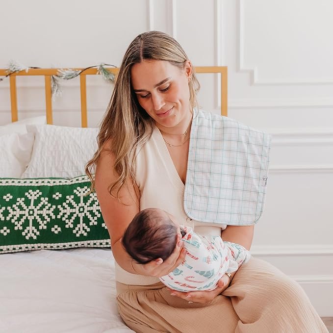Copper Pearl Nicholas Burp Cloth Set
