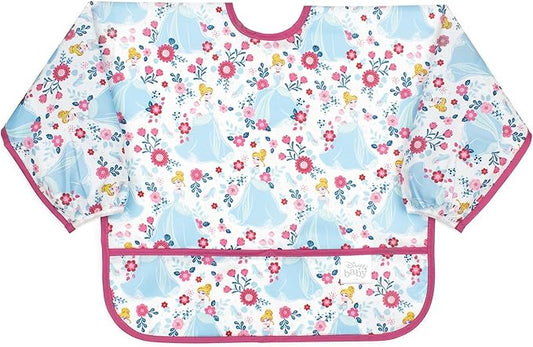 Bumkins Sleeved Bib for Girl or Boy, Baby and Toddler for 6-24 Mos