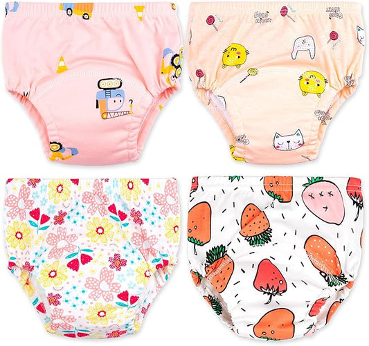 Max Shape Baby Girls Training Underwear & Pants - 7 Pack