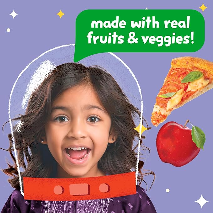 Get'ems! from Gerber Pizza Space Crackers, Kids Snack, Iron, Vitamin E, Kids Crackers, 8PK