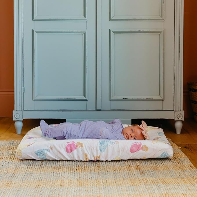 Premium Diaper Changing Pad Cover Disney Princess by Copper Pearl