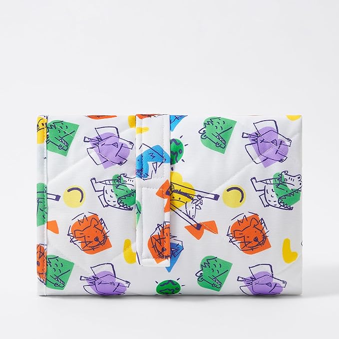 Bambino Mio, On The Move Changing Mat - Lightweight, Foldable and Portable Nappy Changing Mat, Bold