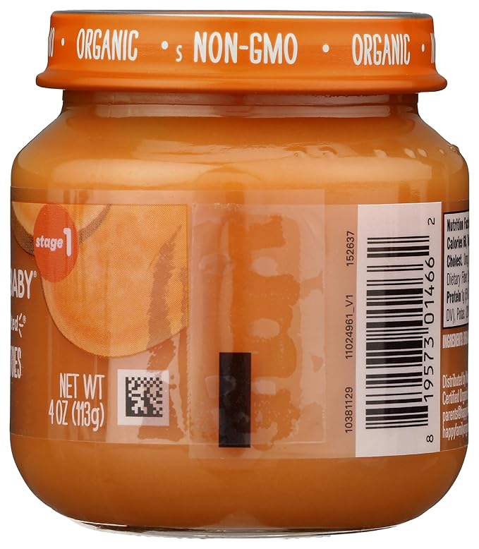 Happy Baby Organic Stage 1 Sweet Potatoes, 4 OZ