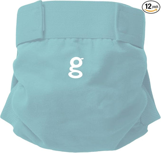 Gdiapers Little Gpant Glacier Blue, Medium (Pack of 12)