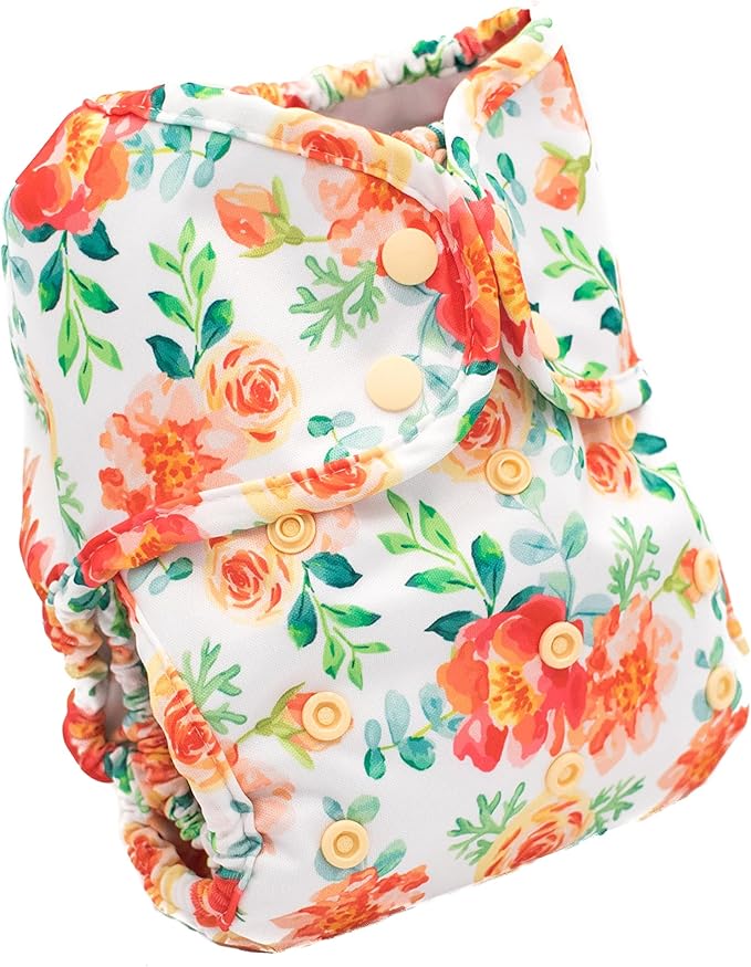 Buttons Cloth Diaper Cover – Snap Super One Size (12-40lbs) (Jane)