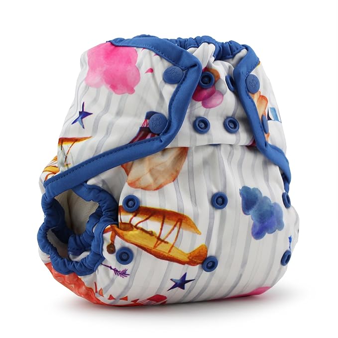 Kanga Care Rumparooz Double Leg Gusset Reusable Cloth Diaper Cover One Size Snap | Soar 6-35 lbs