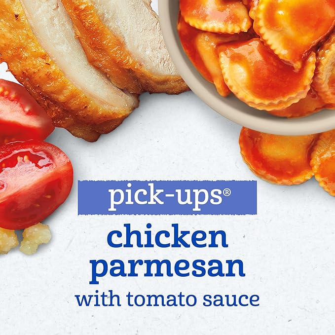 Gerber Toddler Food, Chicken Parmesan Ravioli Pick-Ups, Mealtime for Toddler, 8PK