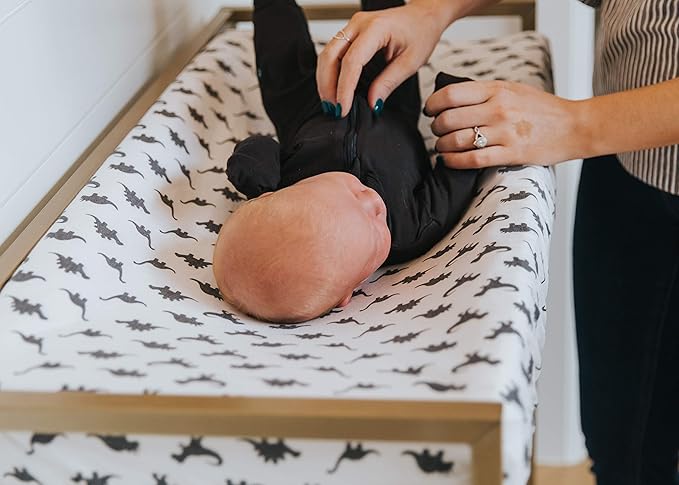 Copper Pearl Premium Knit Changing Pad Cover Soft, Stylish, and Universal Fit for All Standard Diaper Changing Pads, Trendy Design Changing Pad Covers, Wild