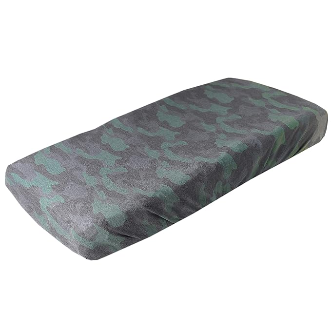 Copper Pearl Premium Knit Changing Pad Cover Soft, Stylish, and Universal Fit for All Standard Diaper Changing Pads, Trendy Design Changing Pad Covers, Hunter