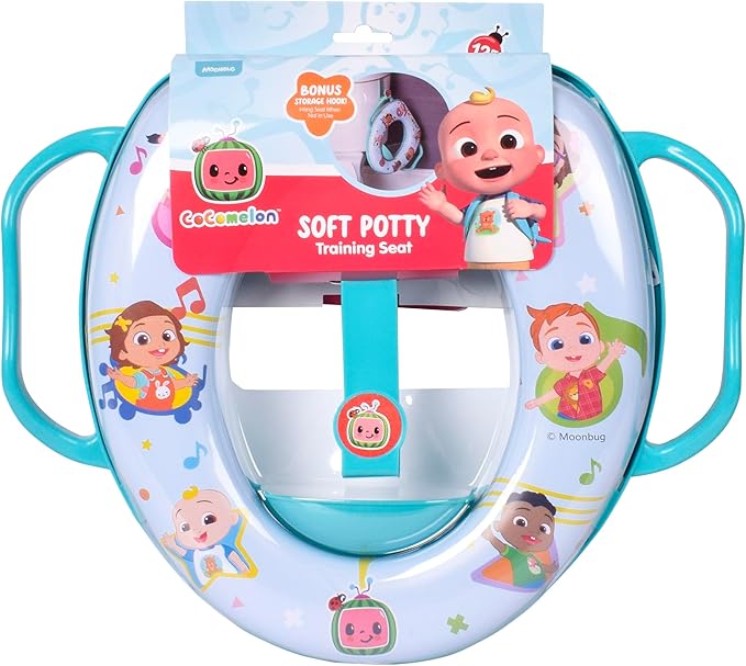CoComelon Soft Potty Training Seat with Storage Hook, Toddlers 12M+